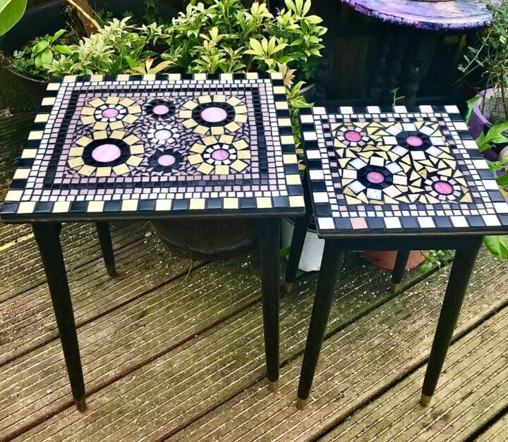 cmo transformar viejas mesas de centro con mosaico