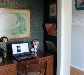 6 diy cloffice ideas for small spaces, Turning Front Entry Closet into an Office