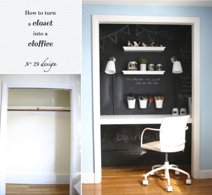 6 diy cloffice ideas for small spaces, The Cloffice Reveal