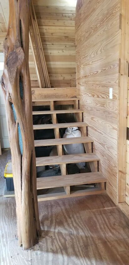 Rustic Cabin Stair Risers | Hometalk