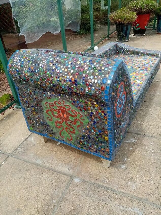 mosaic chaise