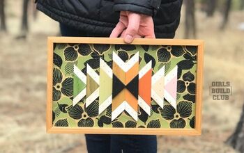  Como fazer um mosaico geométrico de madeira