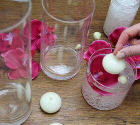 floating candle valentine s day tablescape