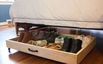 DIY Under Bed Rolling Storage Drawer