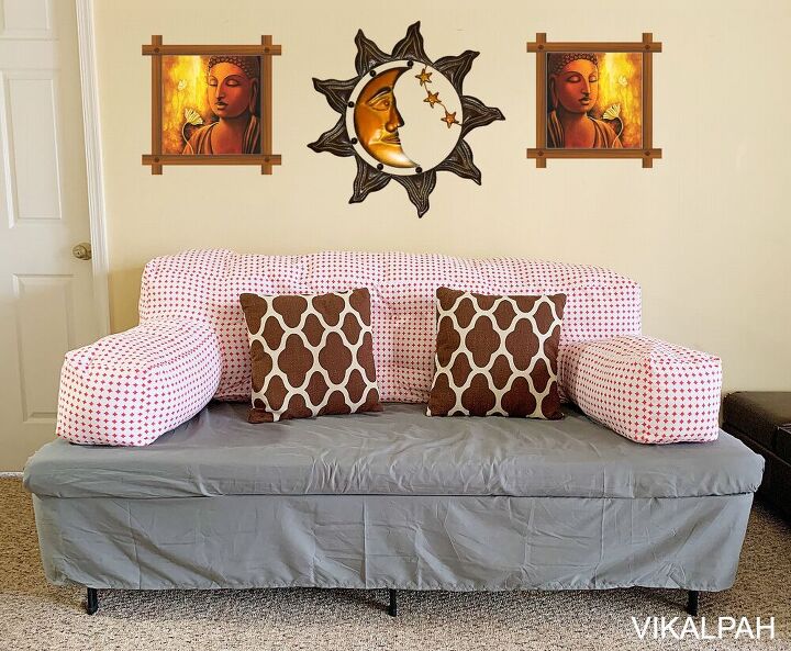 how to convert a twin bed into a couch