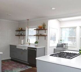 how to make your own kitchen open shelving