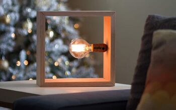 Como fazer uma lâmpada de madeira minimalista DIY