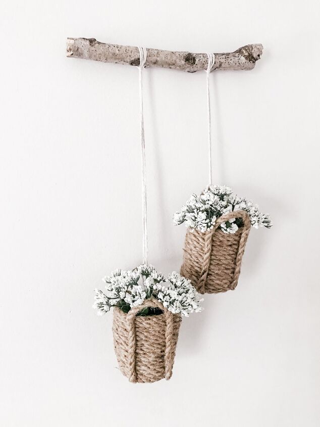 s 15 amazing home accent ideas to style your space, Dollar Tree Hanging Baskets