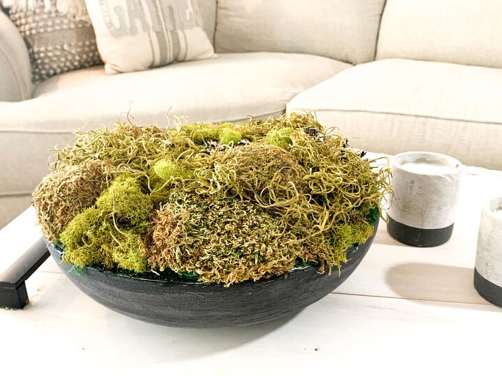 s 15 amazing home accent ideas to style your space, Moss Bowl Centerpiece