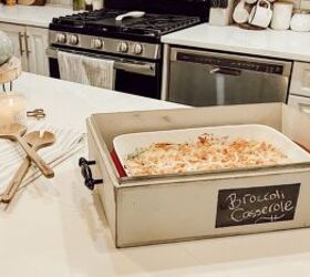 14 genius ways to get the pottery barn look on a budget, Farmhouse Casserole Tray