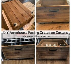 diy farmhouse pantry crates