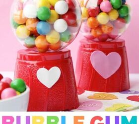 diy mini gumball machine valentines for kids