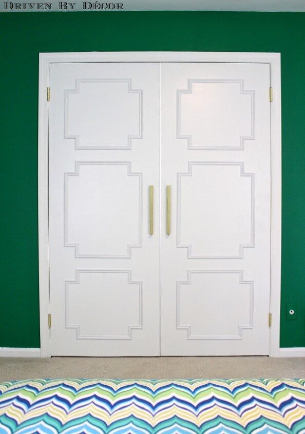 10 mejores ideas para renovar las puertas de los armarios sin gastar mucho dinero, Actualizar el aspecto de sus puertas planas con este