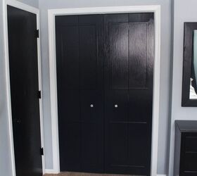 10 mejores ideas para renovar las puertas de los armarios sin gastar mucho dinero, Cambio de imagen de las puertas plegables del armario