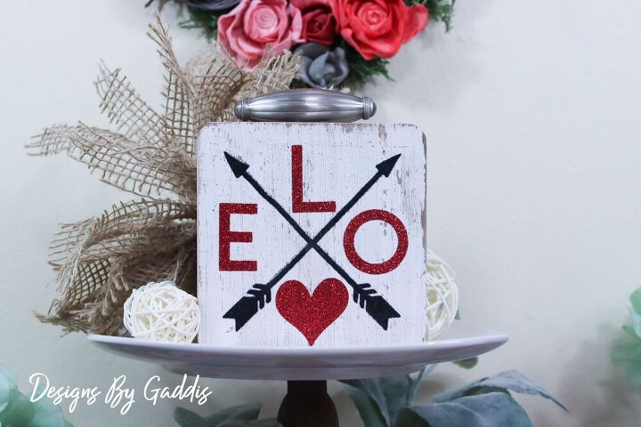 simple valentines gnome plus tiered tray wood sign diy