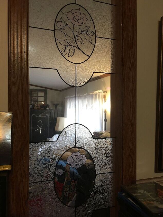 q how to make fake stained glass look better