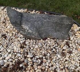 diy affordable boulder address plaque for outside