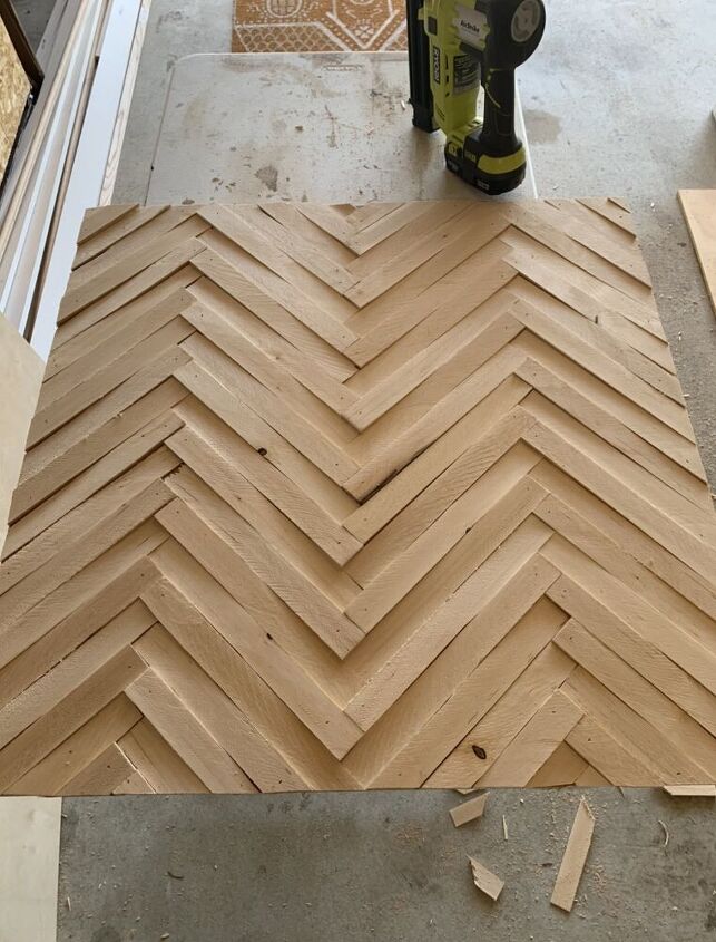 diy wood shim art