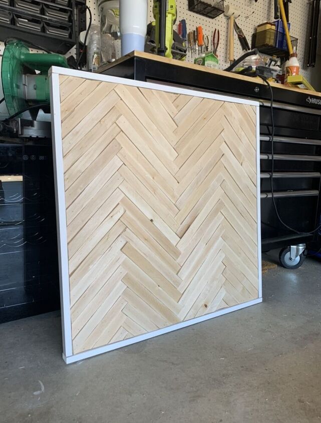 diy wood shim art
