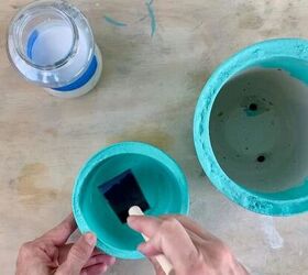 how to make a self watering concrete planter
