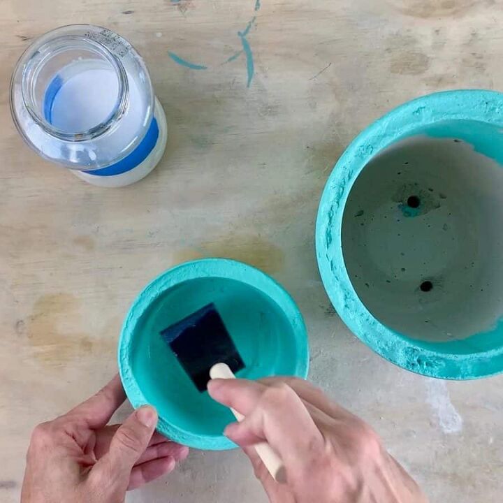 como fazer um vaso de concreto autoirrigvel