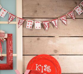 25 sweet valentine s day ideas you should start saving for february, Playful Valentine s Bunting