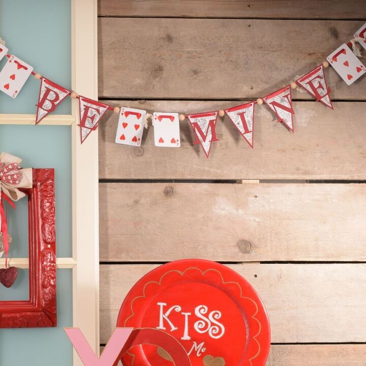 25 sweet valentine s day ideas you should start saving for february, Playful Valentine s Bunting