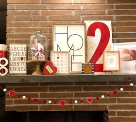 25 sweet valentine s day ideas you should start saving for february, Felt Heart Valentines Garland
