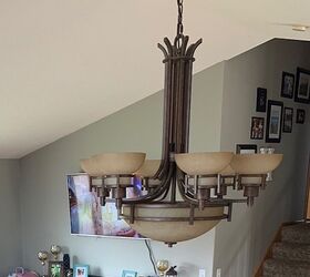 20 times people gave facebook marketplace finds stunning makeovers, DIY Waterfall Chandelier
