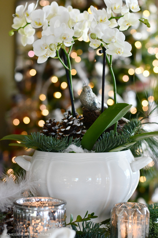 beat the january blues with these 15 lovely winter decor ideas, Create a Winter Arrangement Using a Tropical