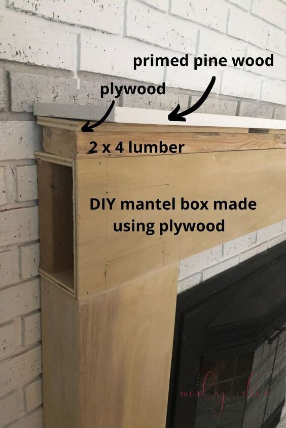 how to make a diy fireplace mantel built in bookcases