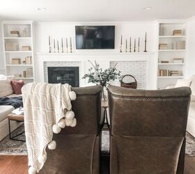 How to Make a DIY Fireplace Mantel & Built-in Bookcases