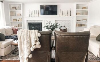 How to Make a DIY Fireplace Mantel & Built-in Bookcases