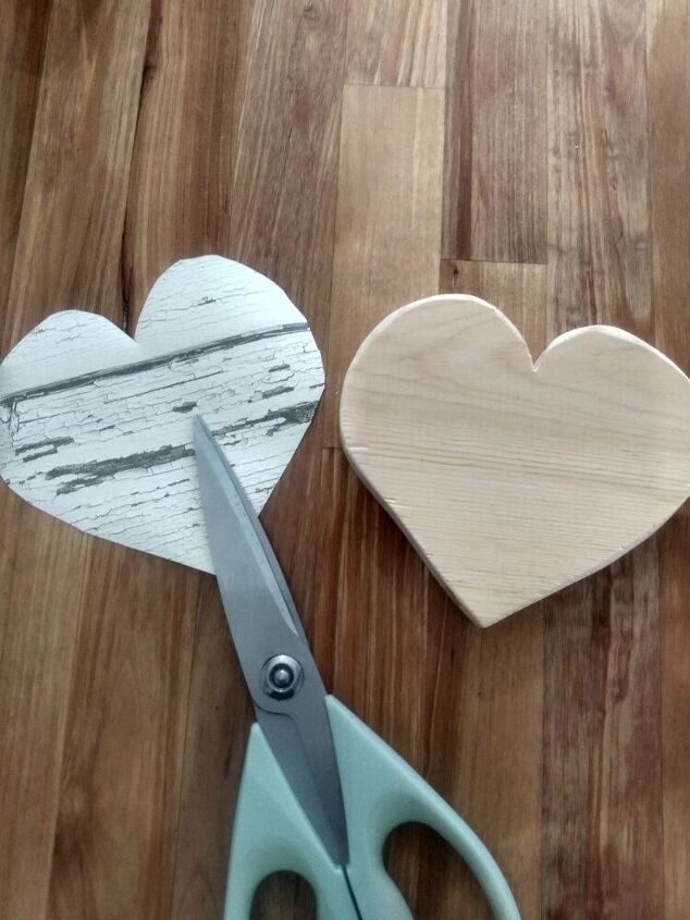 leftover wallpaper hearts valentine diy