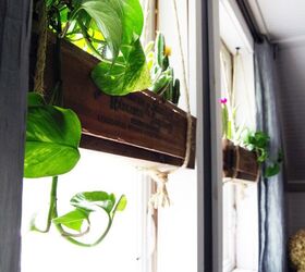 20 ways to make your windows look great without curtains or blinds, Flower Boxes Wood Working DIY Hanging Flower