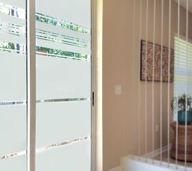20 ways to make your windows look great without curtains or blinds, GIVE YOUR SLIDING GLASS DOOR SOME SWAG
