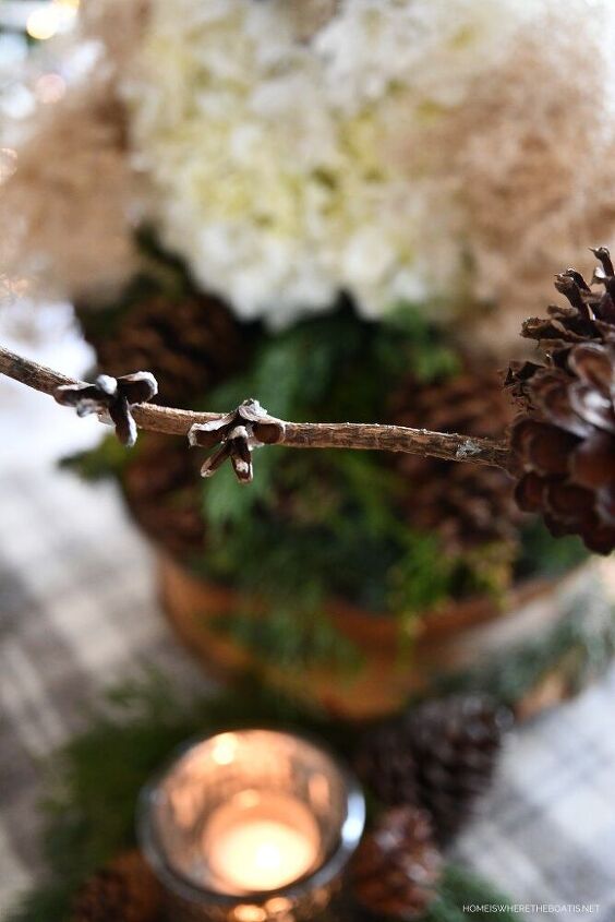 pea central de flor de buzina de inverno diy