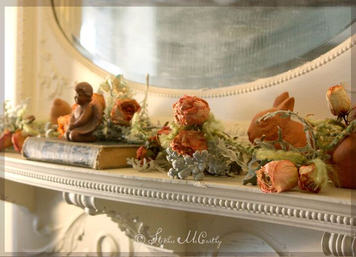 14 ways to use your valentine s day bouquet instead of throwing it out, Tinting Dried Roses With Food Coloring and Furniture Wax