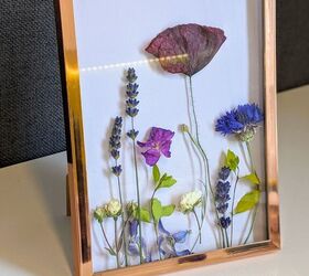 14 ways to use your valentine s day bouquet instead of throwing it out, Framed Dried Flowers