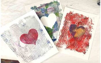  Cartões de dia dos namorados impressos em gel (ótimo projeto para iniciantes!)
