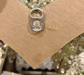 Save your soda can tabs for an easy way to make your front door beautiful