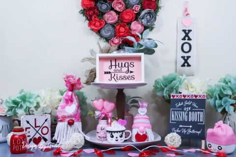 4 of the sweetest valentines tiered tray decor diy s ever