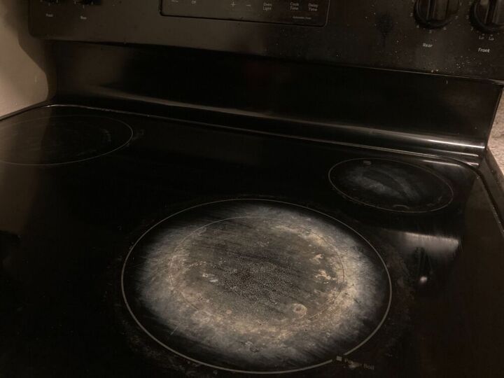 q how do i clean or polish or make it look better glass top stove