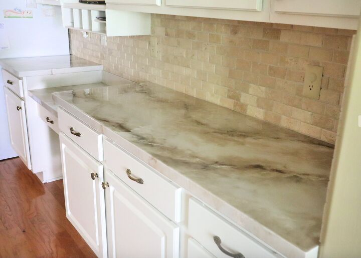 25 kitchen upgrades that ll make people say wow, Epoxy Over Laminate Counters