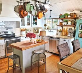25 kitchen upgrades that ll make people say wow, How to Make an Iron Pipe Pot Rack