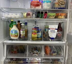 fridge organization, Adjust shelves and separate items