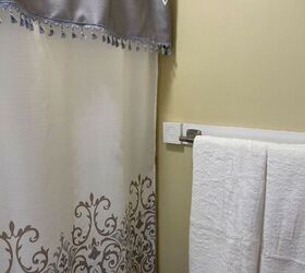 no sew shower curtain valance 2, Right Side