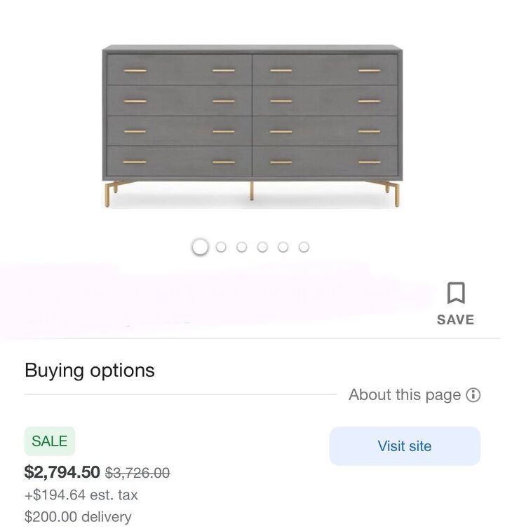 gorgeous dresser on a budget