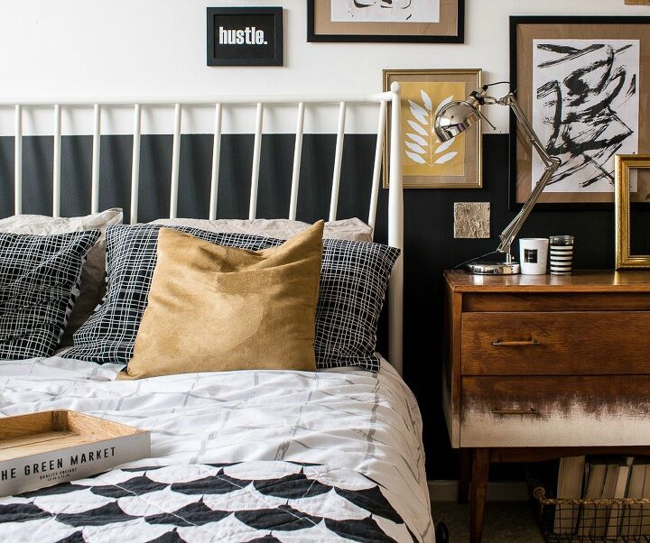 20 hermosas mejoras en el dormitorio que puedes hacer este fin de semana, Cambio de imagen de un dormitorio vintage moderno