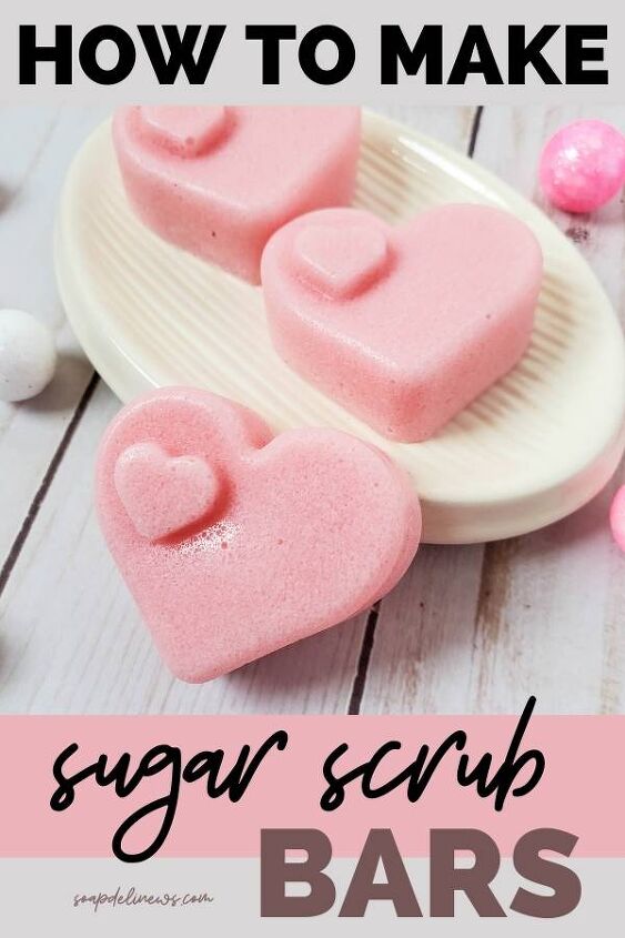 exfoliating sugar scrub soap bars with rose absolute